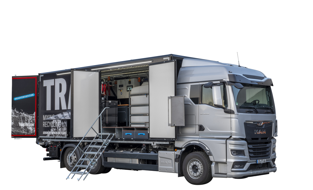 The self-contained and automated MRU250HE drilling fluid recycling is a new product lien from the German HDD specialist TRACTO