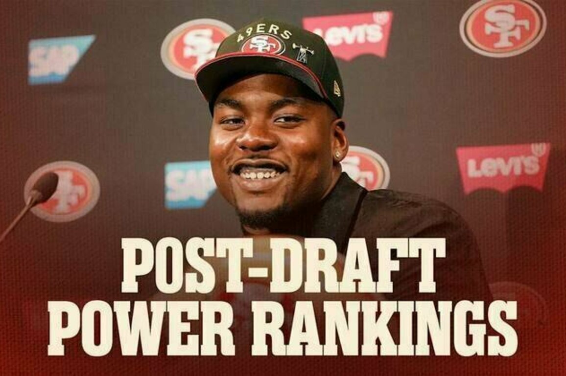 Power Rankings: 49ers Level Up Following the 2025 NFL Draft