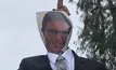  The effigy of Minister Littleproud that was thrown into the Murray River. Image: Twitter