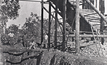 Tin mine at Maranboy in the early 1900s. 