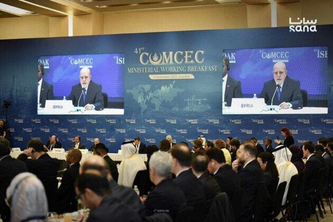 Syria takes part in the 41st COMCEC ministerial session in Istanbul