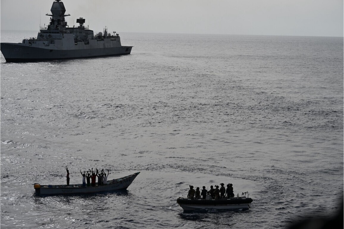INS Kolkata thwarts suspected piracy attack near merchant vessel MV Mashallah 1
