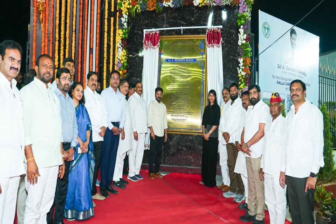 Telangana: CM Revanth Reddy inaugurates rejuvenated Nalla Cheruvu in Kukatpally