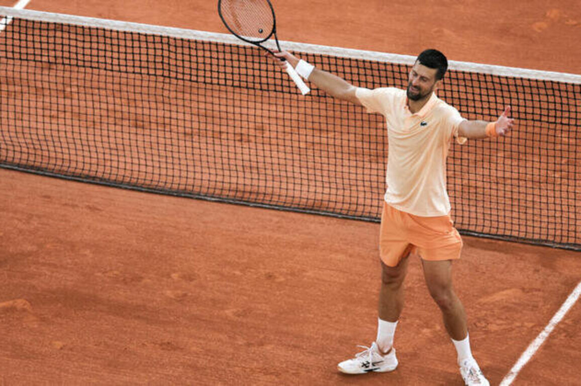 Djokovic knocked out of French Open by Brazil's Fonseca