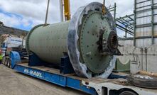 The 750kW ball mill being loaded for transport to the Murchison. Credit: Meeka Metals