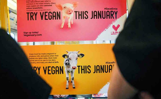 The Countryside Alliance said many establishments use veganuary as a 'gimmick'