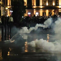 Protesters storm presidential palace in Georgia