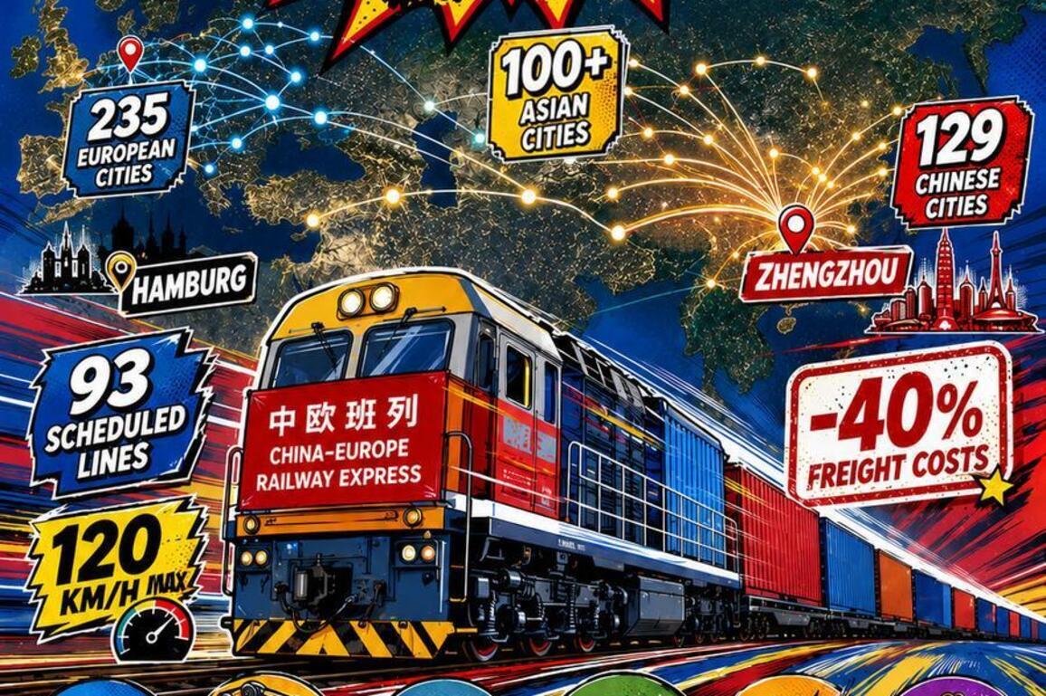 Poster | China-Europe Railway Express trips top 130,000