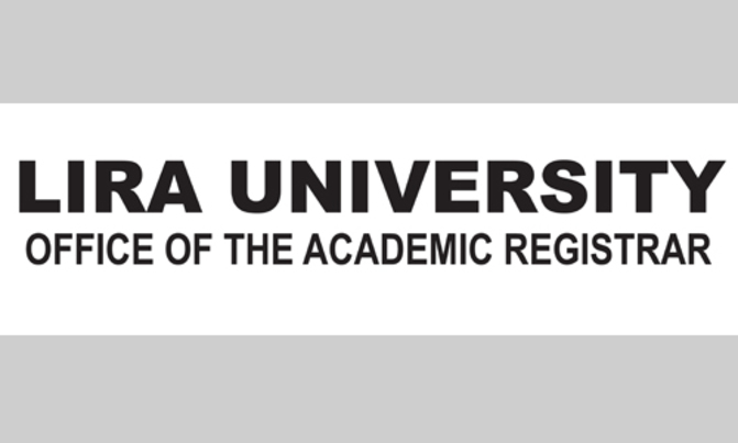 Notice from Lira University Notice from Lira University