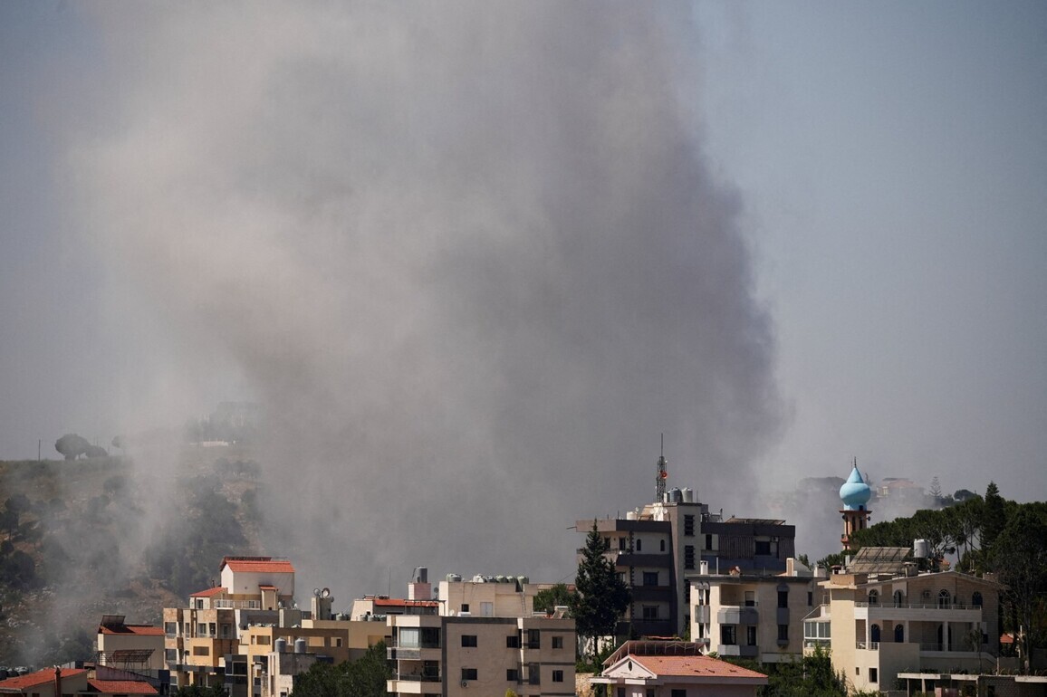 Israel strikes Beirut after Hezbollah fires at them