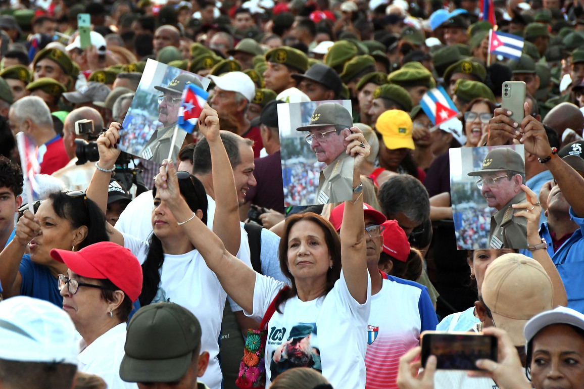 CUBA-HAVANA-RALLY-REJECT ACCUSATION BY U.S.