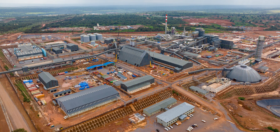 The Kamoa-Kakula smelter in the Democratic Republic of the Congo