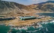 A desalination plant serving BHP's Escondida copper mine in Chile
