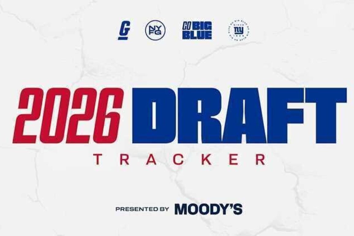 2026 Giants Draft Tracker: Pick-by-pick information