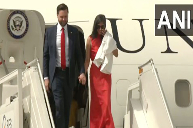 US Vice President JD Vance arrives in India for first official visit
