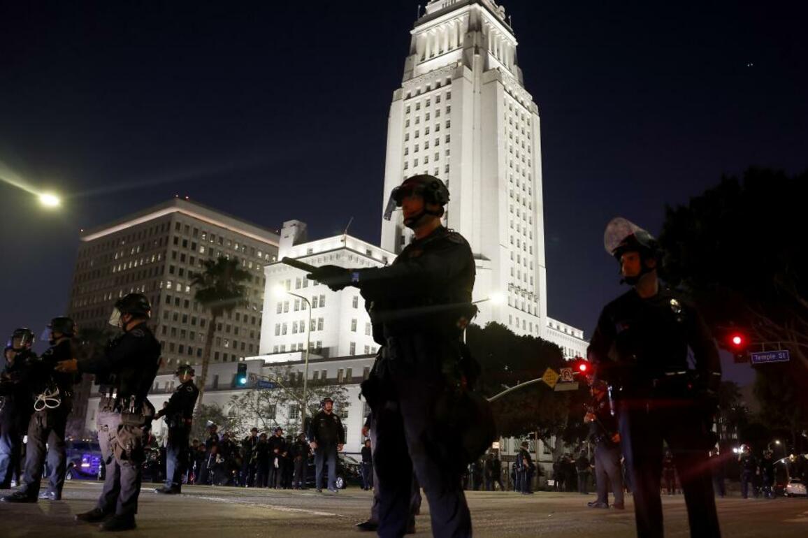 Downtown L.A. is under curfew after protest turmoil- What to know