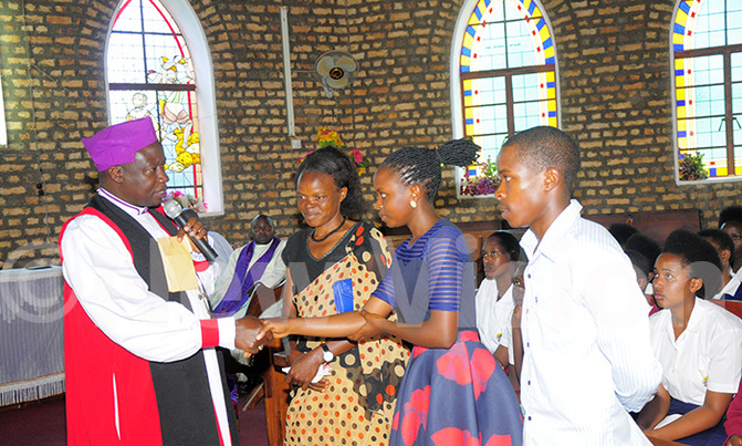 West Ankole diocese bishop tips students West Ankole diocese bishop tips students