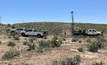  Anson Resources drilling rig on site carrying out geotechnical engineering work at the company’s Green River lithium project in the Paradox Basin in south-eastern Utah