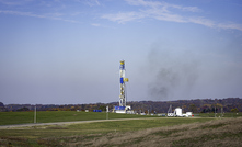 A natural gas oil well in Harrison County in eastern Ohio - credit Jacqueline Nix