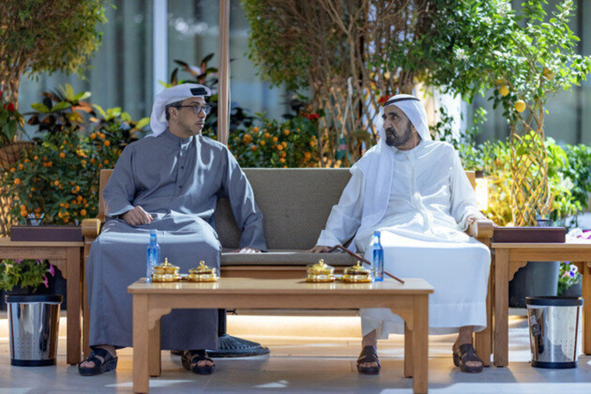 Mohammed bin Rashid meets with Mansour bin Zayed, discusses ways to accelerate UAE's comprehensive development journey