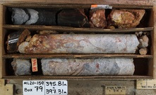  Core from the new high-grade gold zone at Corvus Gold’s Mother Lode project in Nevada
