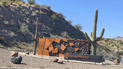 Prismo Metals' neighbour at Hot Breccia in Arizona, USA, Photo Paul Harris
