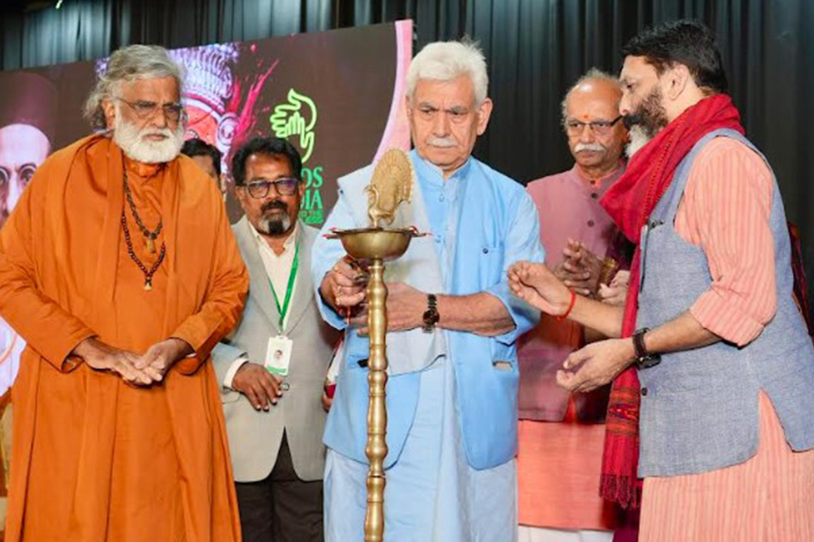 J-K LG Manoj Sinha honours global changemakers at Veer Savarkar International Impact Awards 2025