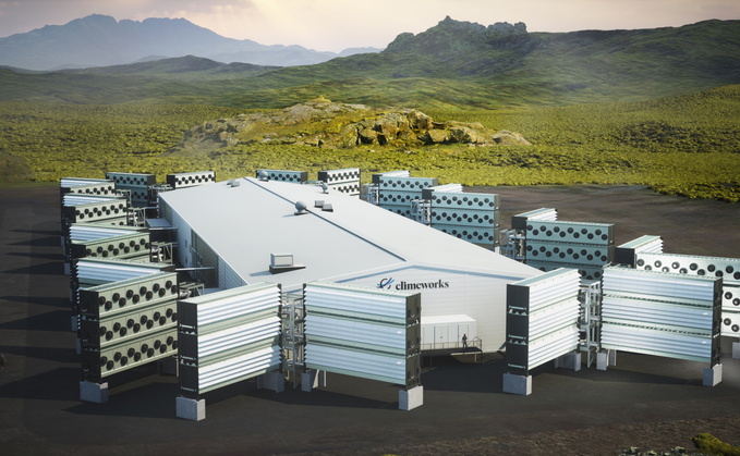 Artists rendering of Climeworks' Mammoth DAC plant | Credit: Climeworks