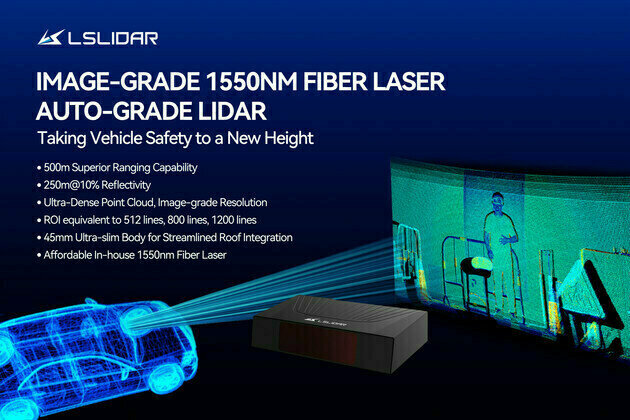 LSLiDAR's Image-grade 1550nm LiDAR 'LS Series' is Now Available for Automotive OEMs, Taking Vehicle Safety to a New Height!