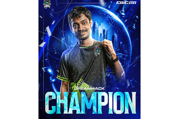 S8UL's Aravindh Chithambaram becomes first Indian Chess player to qualify for Esports World Cup 2026
