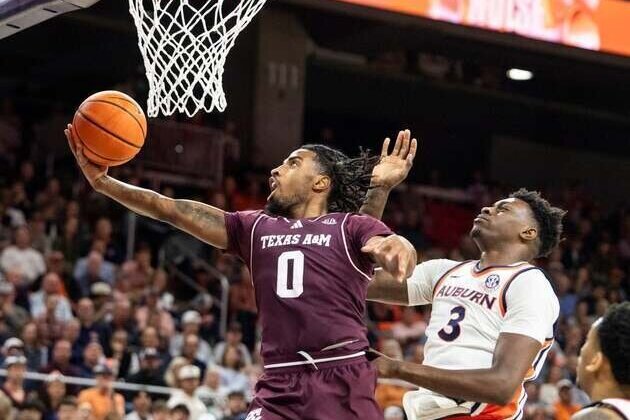 Texas A&M beats Auburn after KeShawn Murphy's buzzer-beater waived off