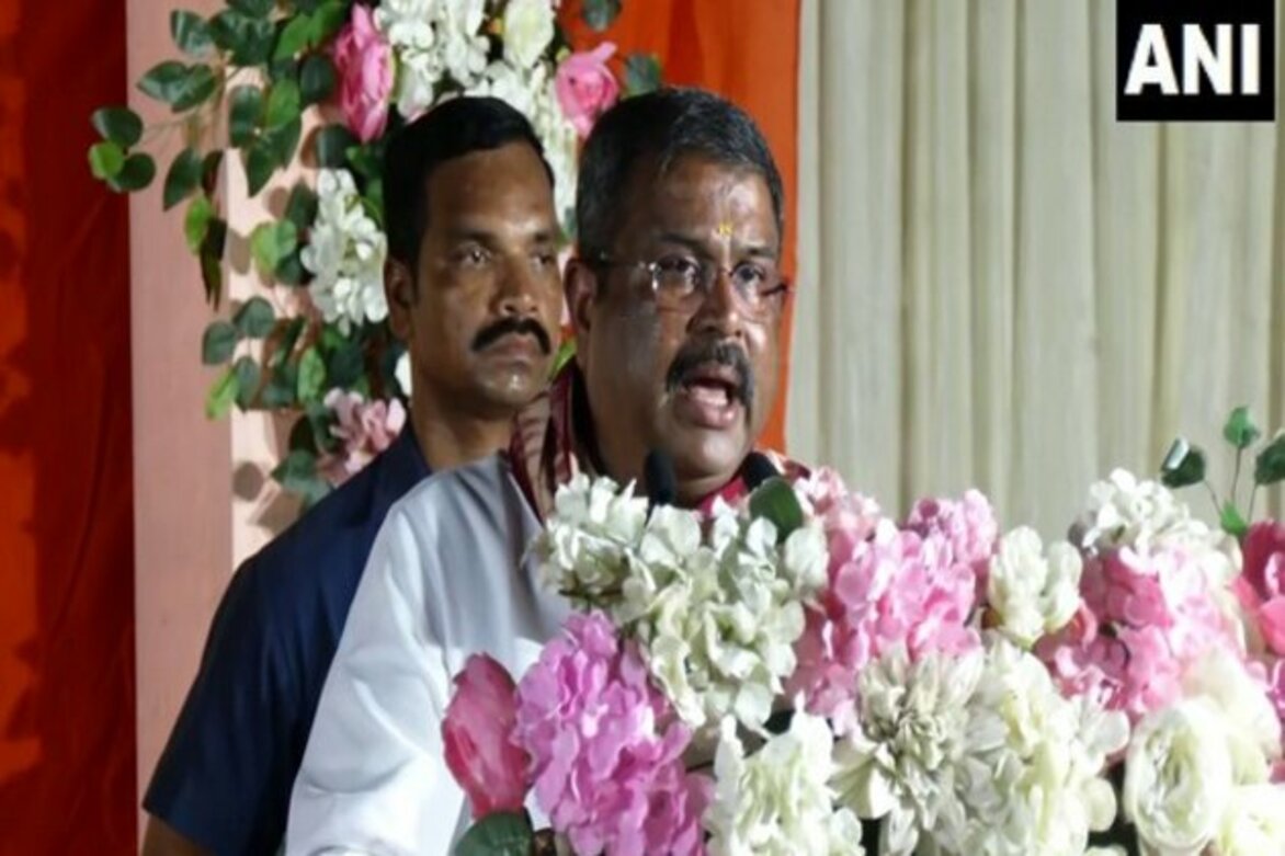 Dharmendra Pradhan guns for "tyrannical and corrupt" BJD, seeks "double-engine" govt in Odisha