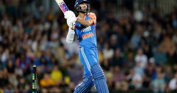 Aaron hails Washington Sundar's "effectiveness" against short balls during Hobart T20I