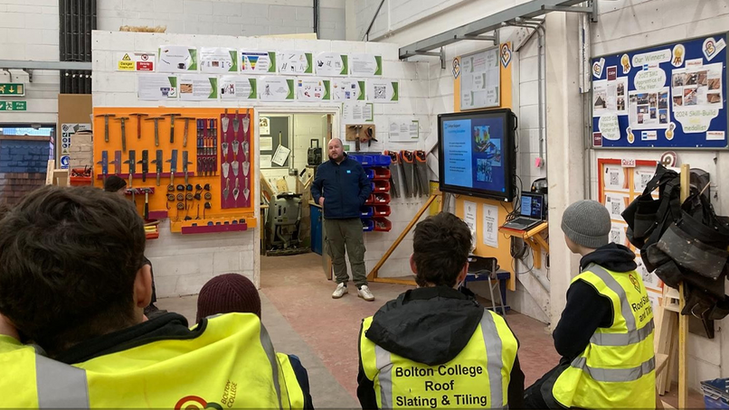 Roofing experts meet apprentices in drive to close skills gap 