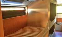Covers supports homeless bus refurb