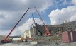 Johnson Crane Hire undertaking a lift on a mine site in Lesotho