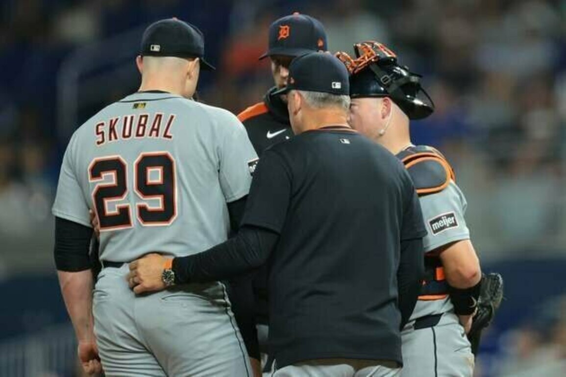 Tigers, amid injury worries, look to snap Marlins' winning streak