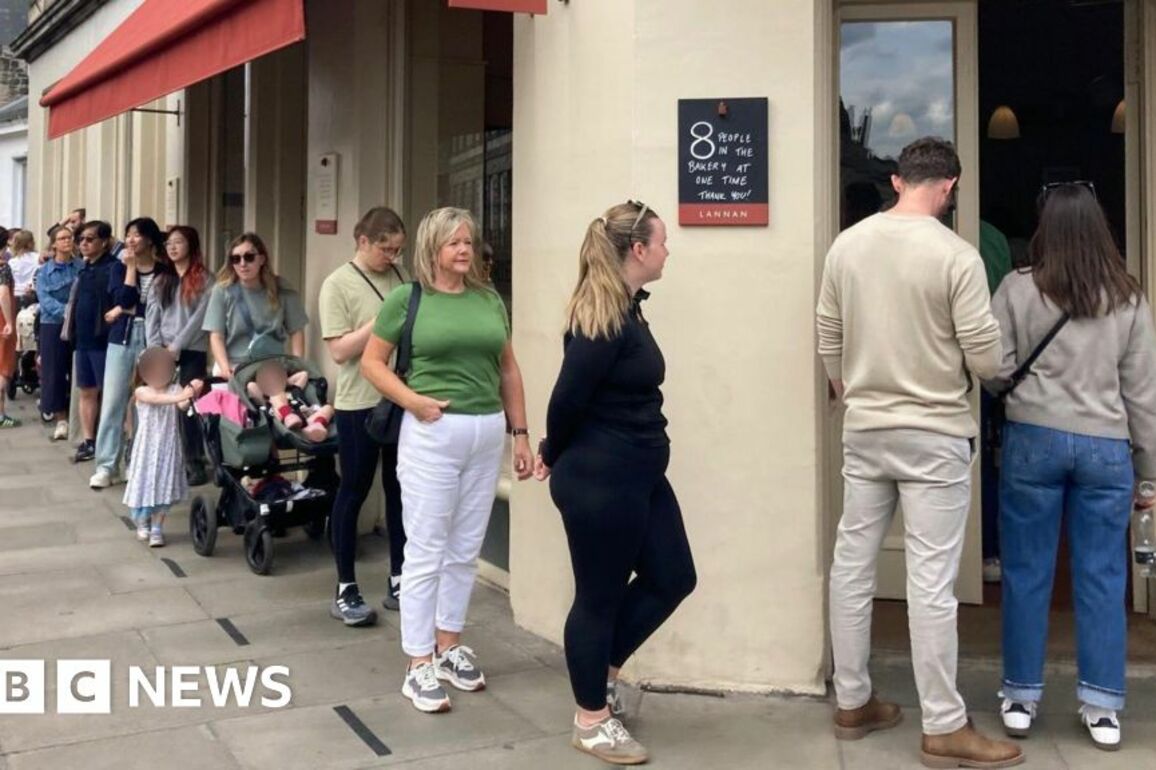 The Edinburgh bakery so busy it has had to hire a 'bouncer'