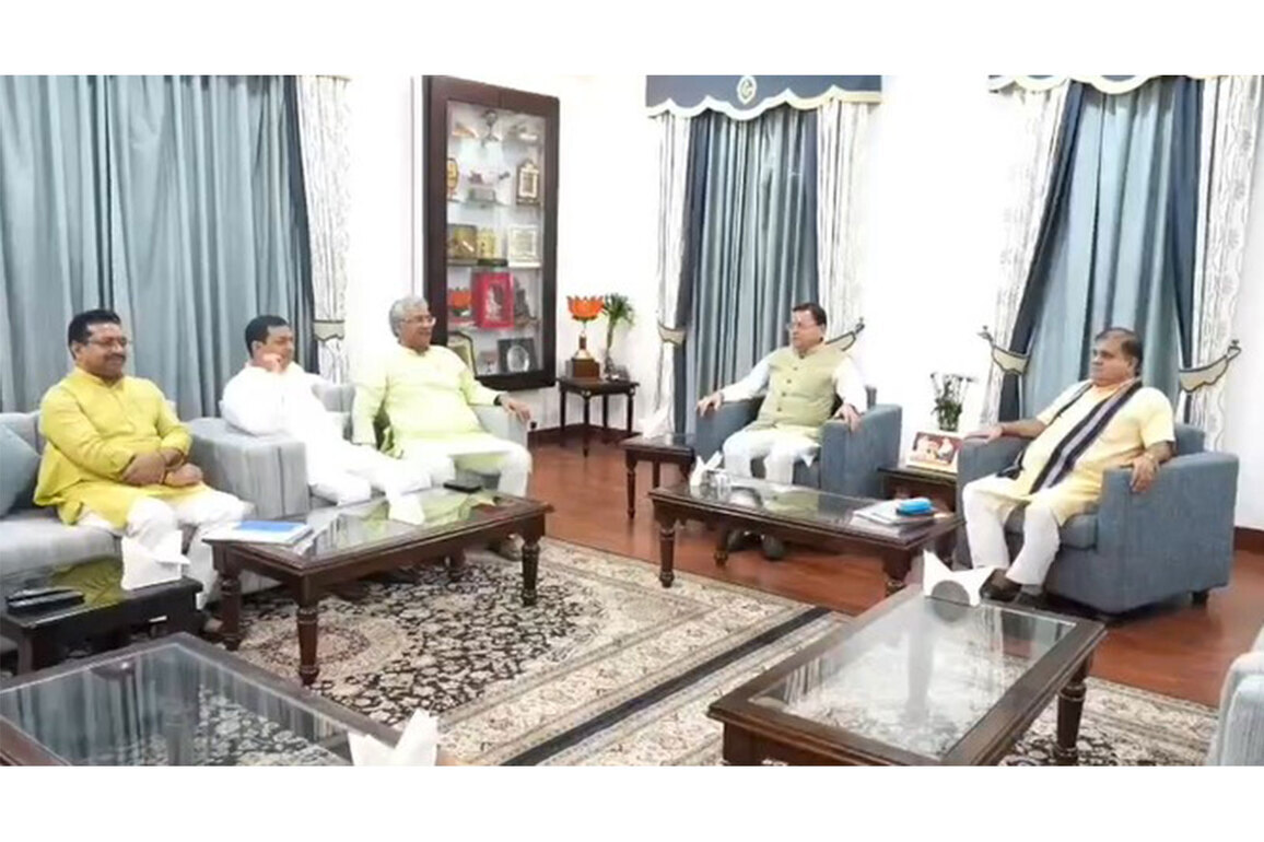 Uttarakhand CM Dhami holds meeting to finalise BJP Chief Nitin Nabin's visit