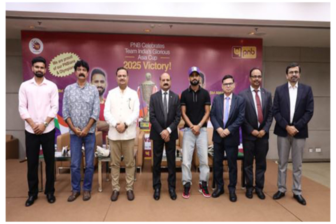 PNB felicitates hockey Olympians, Arjuna Awardees Abhishek, Sukhjeet Singh