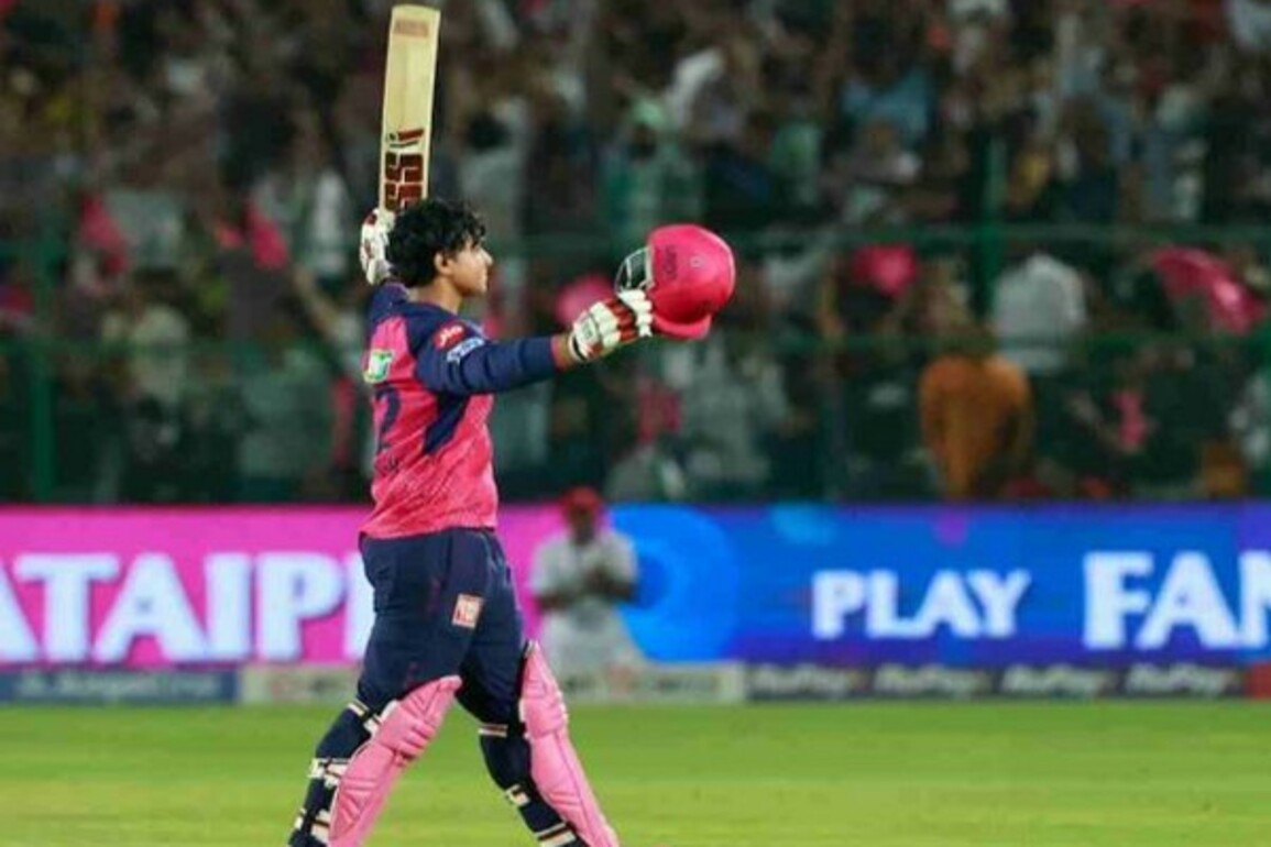 RR's Vaibhav Suryavanshi creates history, is youngest T20 centurion