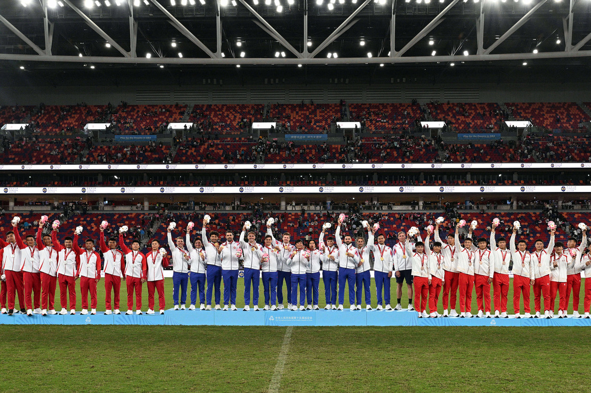 (SP)CHINA-15TH NATIONAL GAMES-RUGBY SEVENS-MEN'S FINAL (CN)