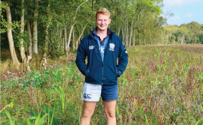 Ben Adams was a recipient of the School of Sustainable Food and Farming competition which offered farmers a share of money to support a sustainable idea they wanted to develop on their farm.