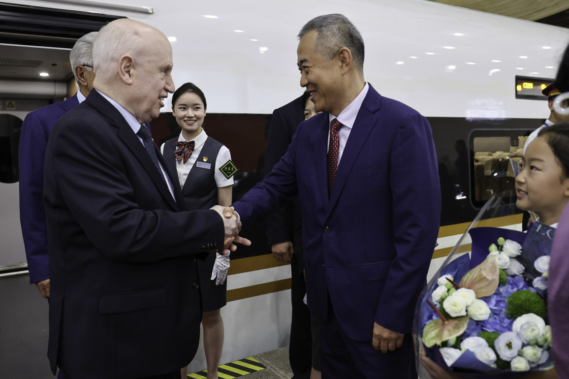 CHINA-BEIJING-SECRETARY GENERAL-COMMONWEALTH OF INDEPENDENT STATES-ARRIVAL (CN)