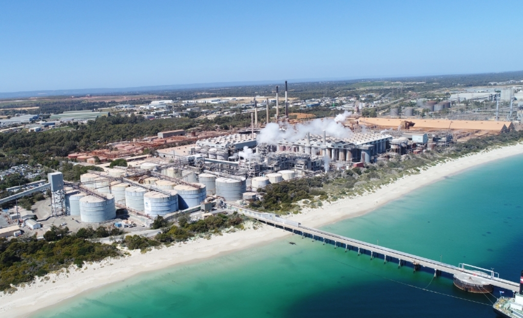 Refinaria de alumina Kwinana, na Austrália