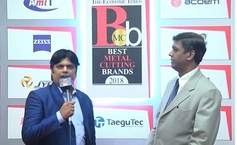 Forbes & Company Limited felicitated at the ET Best Brands in Metal Cutting 2018