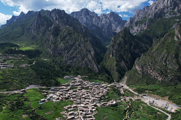 (EcoChina)CHINA-GANSU-ZHAGANA-SCENERY (CN)