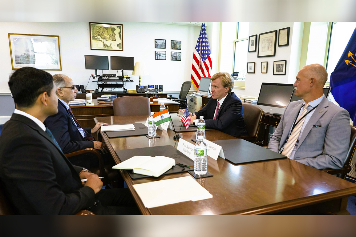 Indian Envoy Kwatra, Pentagon's Colby review bilateral defence cooperation