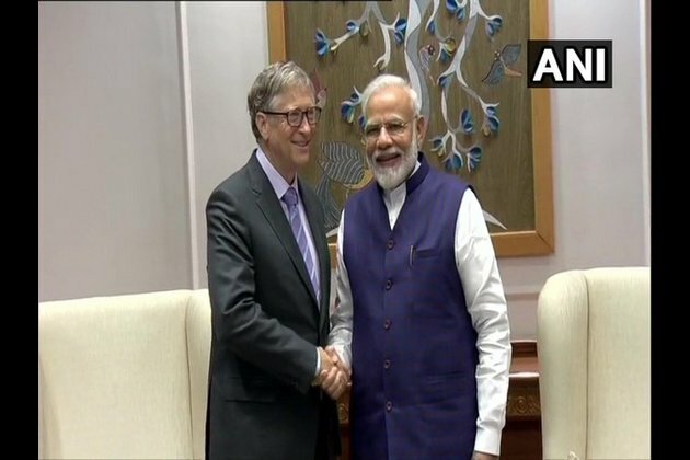 Delhi: Bill Gates meets PM Modi