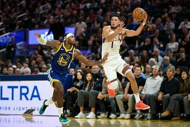 Warriors ride 63 bench points to victory over Suns